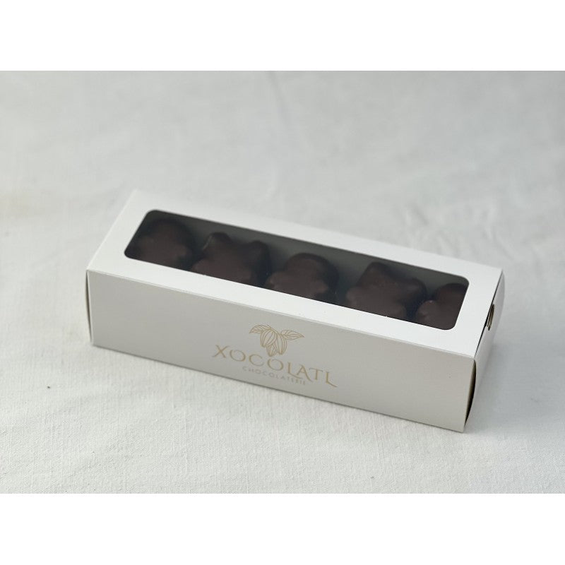 Oursons en guimauve au chocolat noir