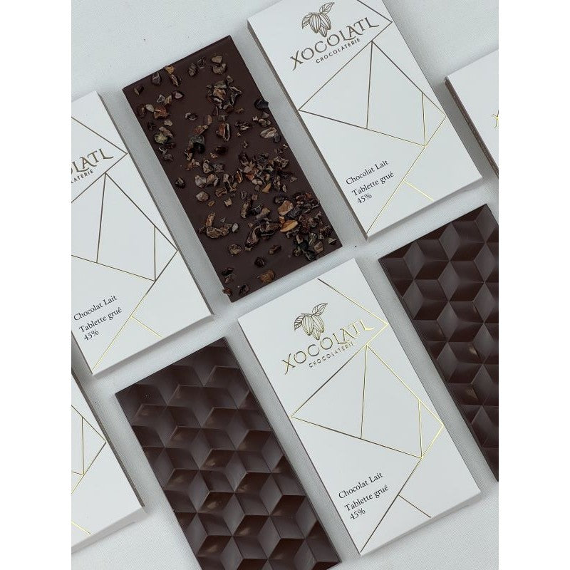 Tablette grué chocolat au lait
